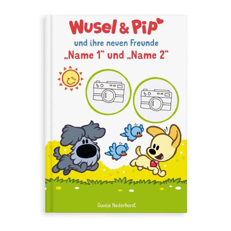 Personalisiertes Kinderbuch - Wusel & Pip und ihre neuen Freunde - XL Softcover