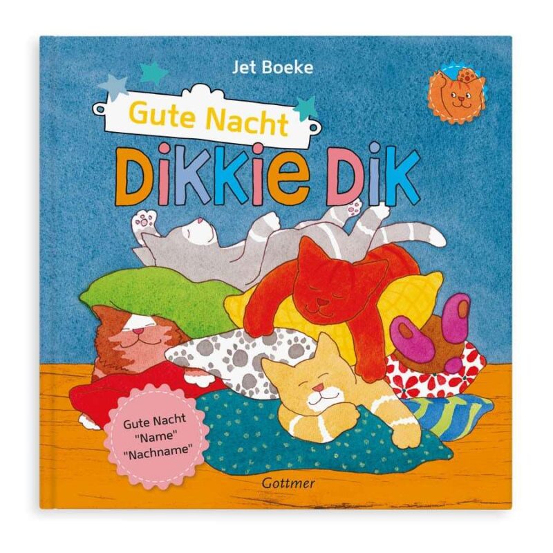 Buch mit Namen - Dikkie Dik Gute Nacht - Hardcover