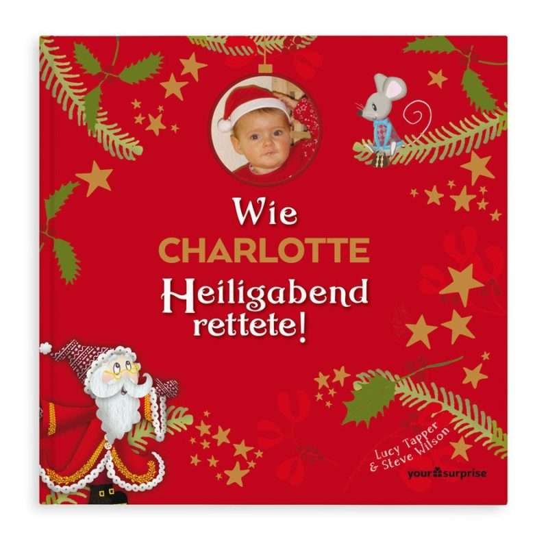 Personalisiertes Weihnachtsbuch - Wie Heiligabend gerettet wurde - Softcover