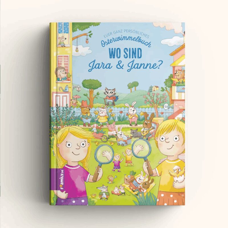 Osterwimmelbuch für Geschwister