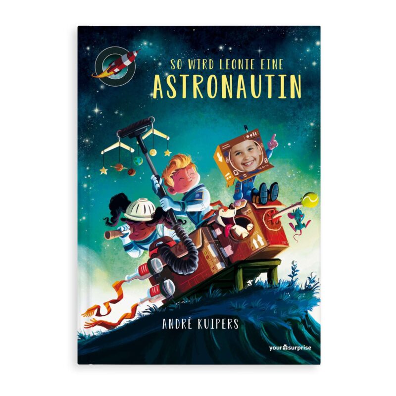 Personalisiertes Kinderbuch - Wie werde ich Astronaut? - Hardcover