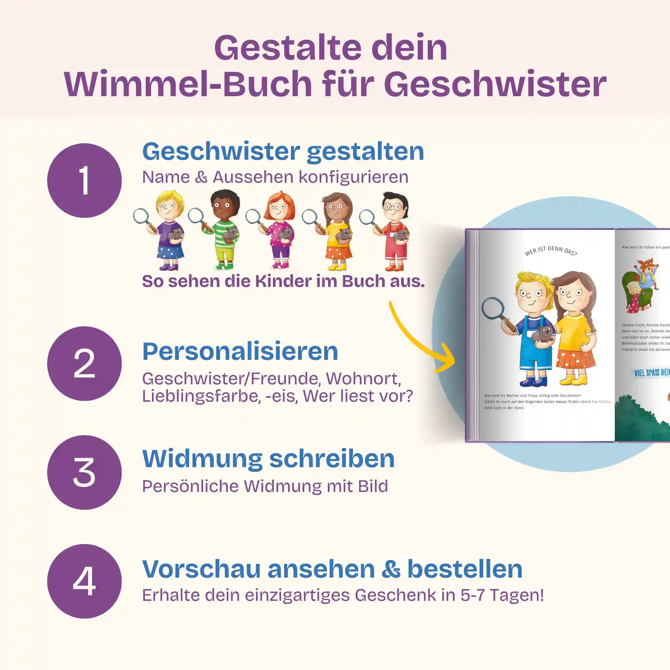 Wimmelbuch für Geschwister – Bild 2