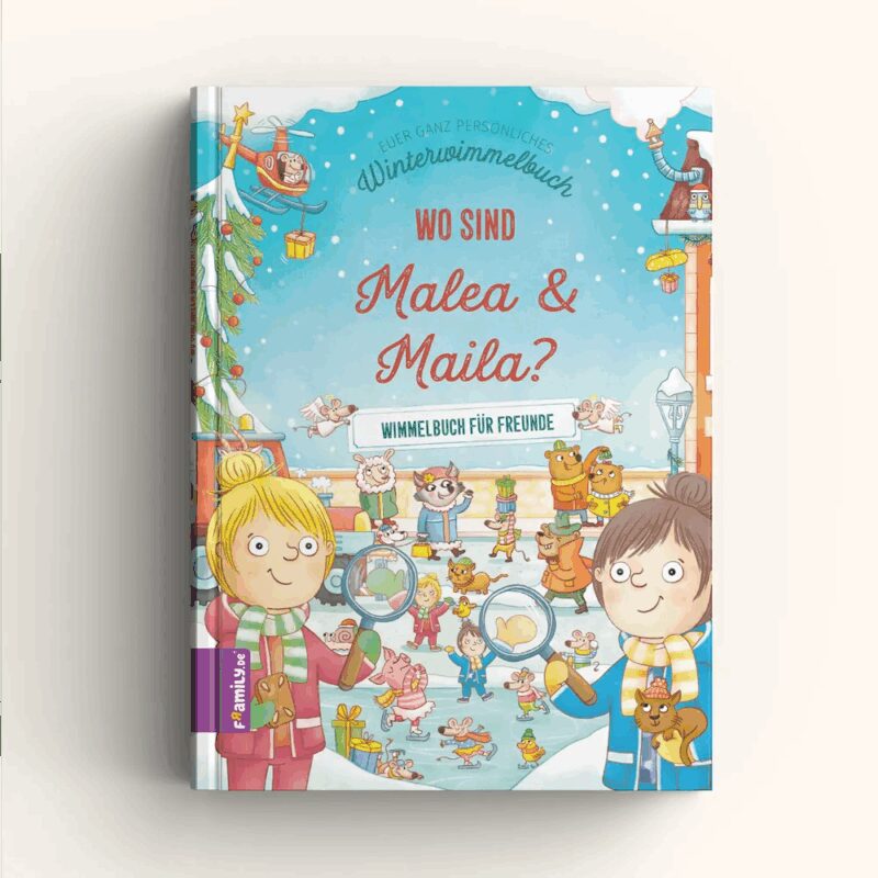 Winterwimmelbuch für Geschwister